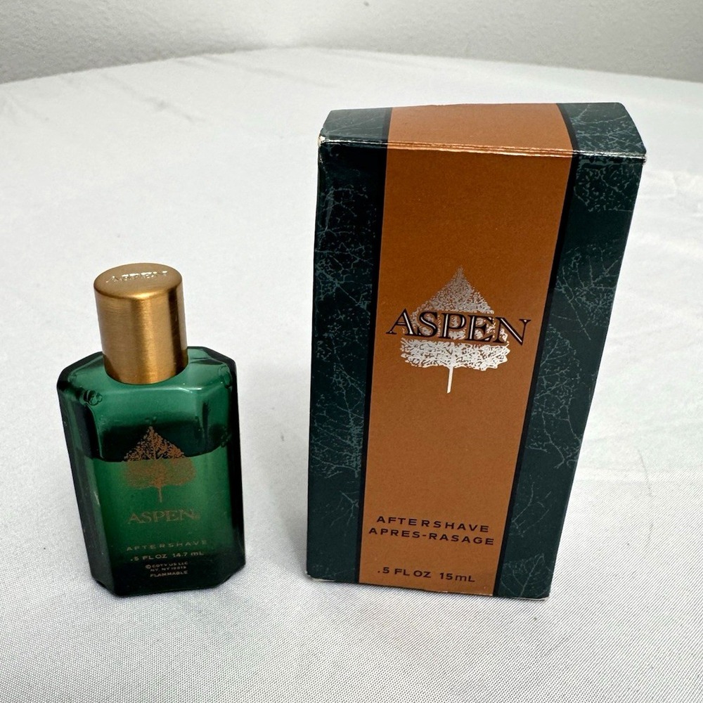 Aspen Men's Aftershave Fluid Travel Size 0.5 fl oz with Box MPN NY 69016
